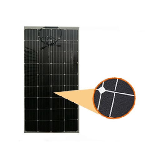 Тонкий фильм панели солнечных батарей слоения ЭТФЭ 160 ватт гибкие 0