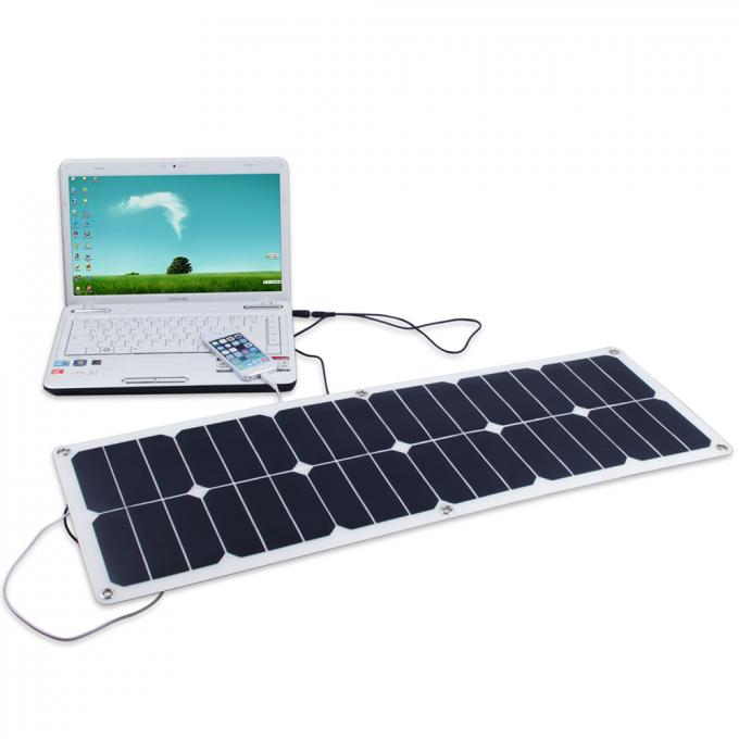 ПЭТ прокатанные гибкие панели солнечных батарей 40В для поручать ноутбука 0