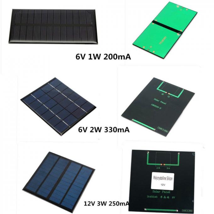 Водоустойчивые панели солнечных батарей 5в 6в 12в 0.5в 1в 2в 3в мини 0