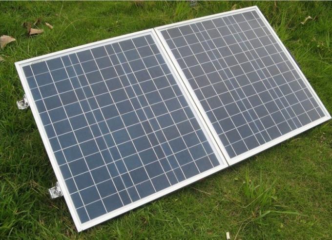 Панели солнечных батарей портативной машинки 120в поликристаллического кремния складные 0
